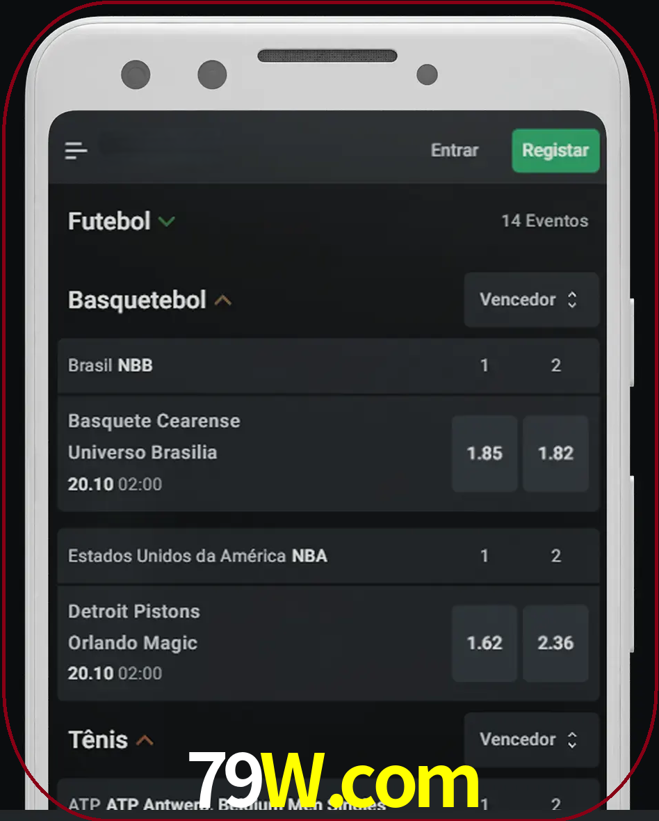 Aposte e assista aos esportes em formato ao vivo.