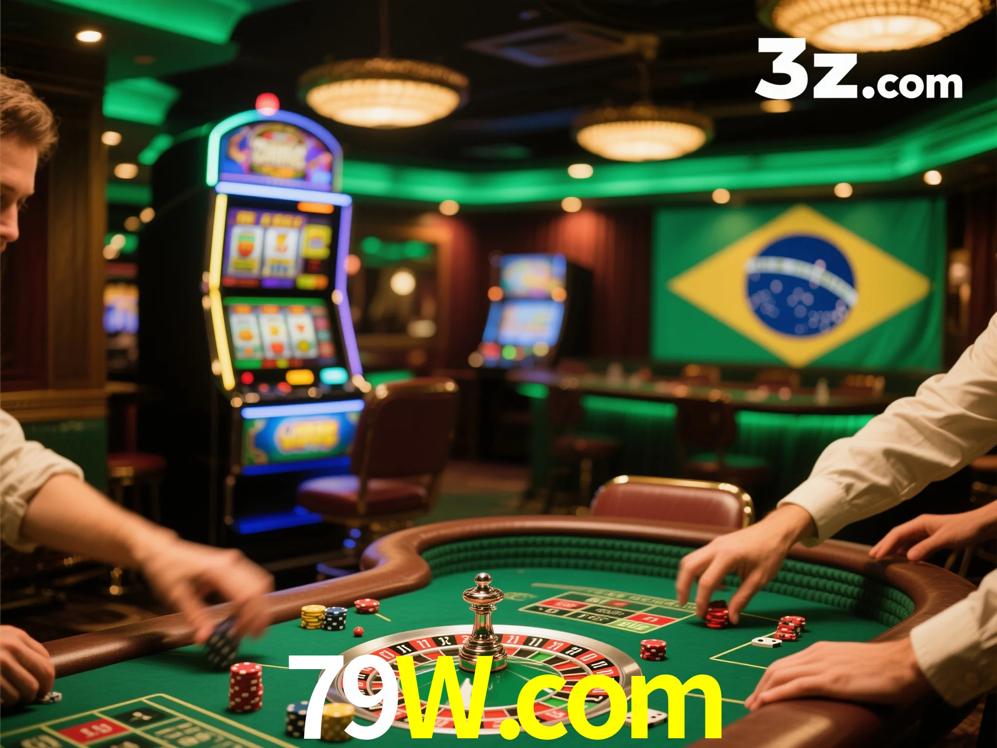 Depositar dinheiro para jogar jogos de cassino.